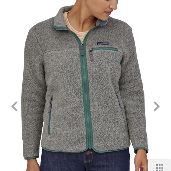 Patagonia Jackets & Blazers - Patagonia Women's Retro Pile Fleece Jacket Salt Gray Medium